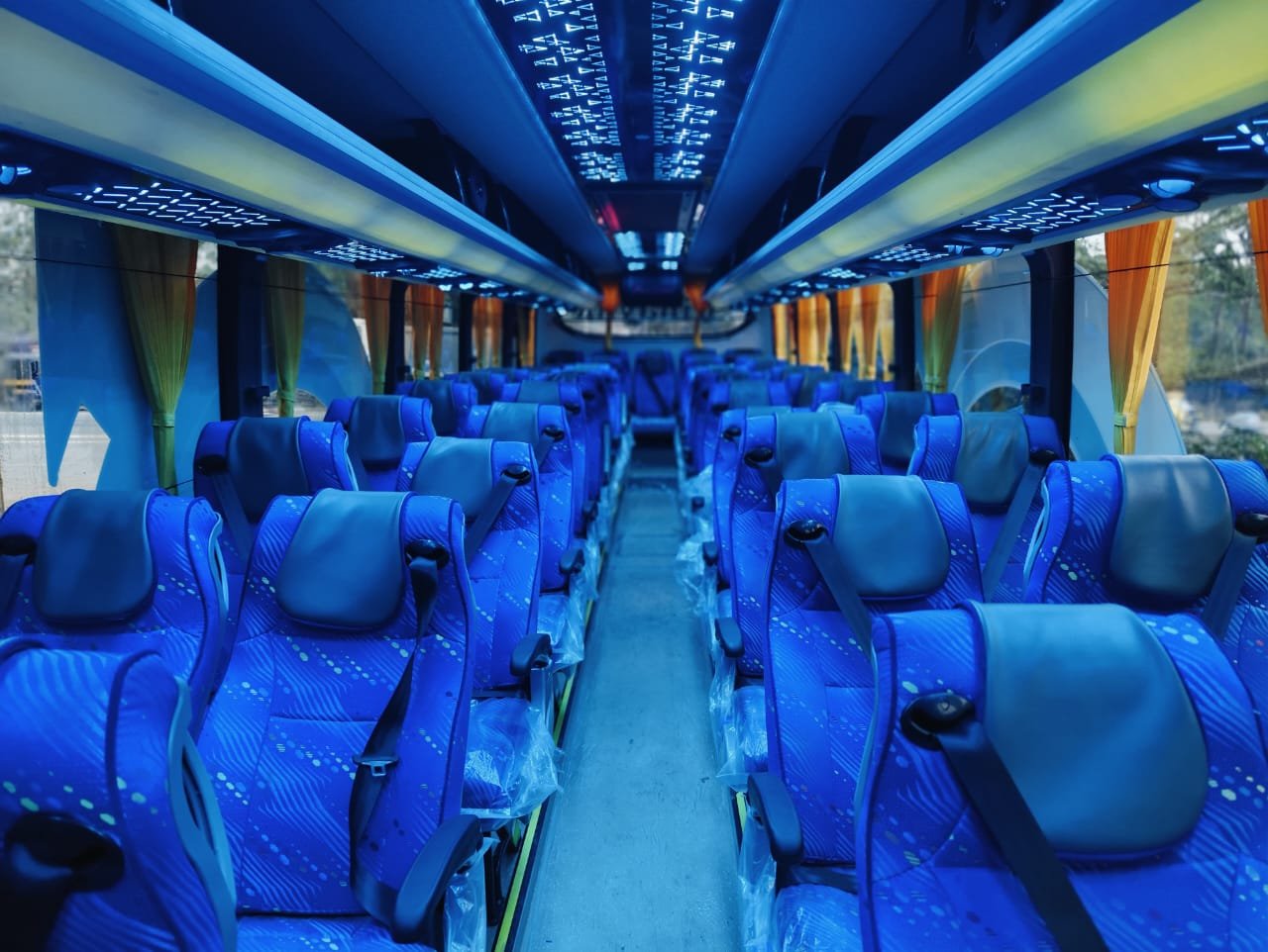 Rect Bus Urbania On rent in pune | Samarth Travels | Call: +91 9860256019